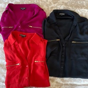 Lot of 3 EXPRESS Shirts